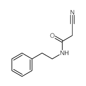 2-氰基苯乙基乙酰胺结构式
