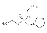 1-吡咯烷基甲基磷酸二乙酯结构式