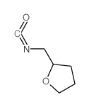 2-(异氰酰基甲基)四氢呋喃结构式