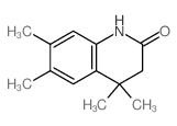 4,4,6,7-tetramethyl-1,3-dihydroquinolin-2-one Structure