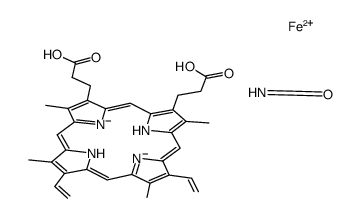 nitrosylprotoheme Structure