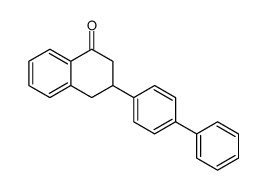 3-[1,1'-biphenyl]-4-yl-3,4-dihydronaphthalen-1(2H)-one结构式