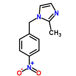 2-甲基-1-(4-硝基苄基)-1h-咪唑结构式