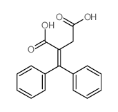 Butanedioic acid,(diphenylmethylene)- Structure