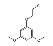 1-(2-chloroethoxy)-3,5-dimethoxybenzene结构式