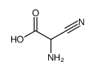 2-amino-2-cyanoacetic acid Structure