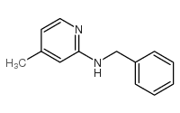 2-benzylamino-4-methylpyridine Structure