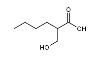 (±)-2-butyl-3-hydroxypropionic acid Structure