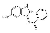 Benzamide, N-(5-amino-1H-indazol-3-yl)- (9CI)结构式