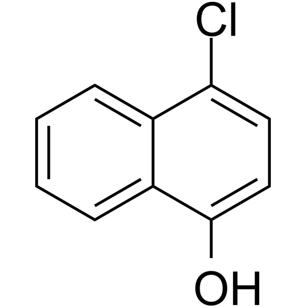4-氯-1-萘酚结构式