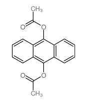 9,10-Diacetoxyanthracene structure