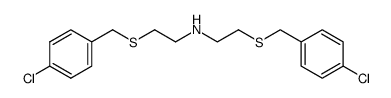 2,2'-bis(4-chlorobenzylthio)diethylamine Structure