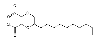 2-[2-(2-chloro-2-oxoethoxy)dodecoxy]acetyl chloride Structure