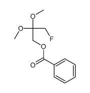 2,2-二甲氧基-3-氟苯甲酸丙酯结构式