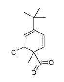 2-tert-butyl-6-chloro-5-methyl-5-nitrocyclohexa-1,3-diene结构式