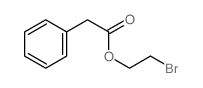Benzeneacetic acid,2-bromoethyl ester Structure