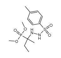dimethyl (2-(2-tosylhydrazinyl)butan-2-yl)phosphonate结构式
