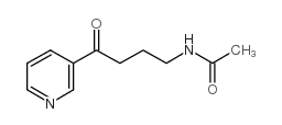 4-(Acetylmethylamino)-1-(3-pyridyl)-1-butanone Structure