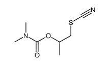 1-thiocyanatopropan-2-yl N,N-dimethylcarbamate结构式