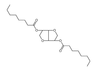 [(3S,3aR,6R,6aR)-6-octanoyloxy-2,3,3a,5,6,6a-hexahydrofuro[3,2-b]furan-3-yl] octanoate Structure