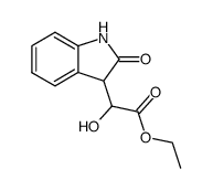 hydroxy-(2-oxo-indolin-3-yl)-acetic acid ethyl ester Structure