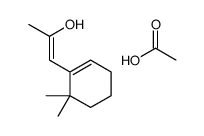 acetic acid,1-(6,6-dimethylcyclohexen-1-yl)prop-1-en-2-ol结构式