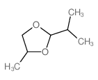 Isobutyraldehyde, propylene glycol acetal Structure
