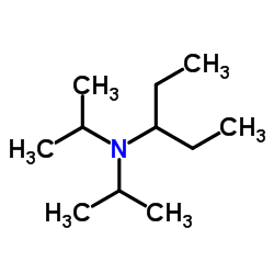 N,N-diisopropyl pentan-3-amine Structure