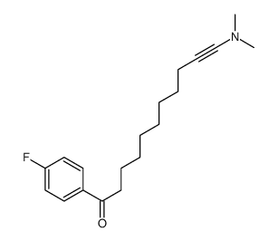 1-(4-Fluorophenyl)-11-(dimethylamino)-10-undecyn-1-one结构式