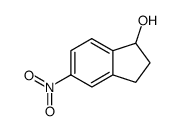 5-Nitroindan-1-ol结构式