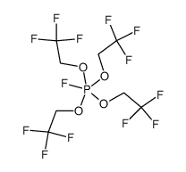 Fluor-tetrakis-[2,2,2-trifluor-ethoxy]-phosphoran结构式