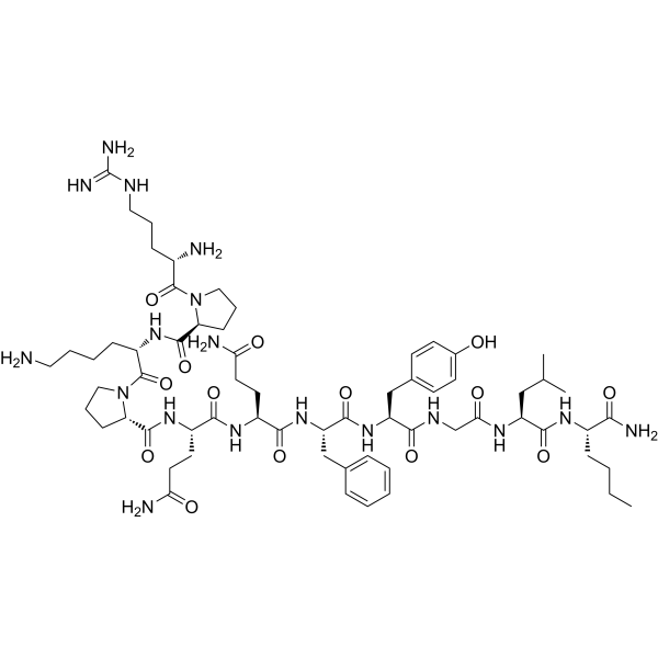 [Tyr8,Nle11] Substance P Structure