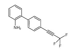 4'-(3,3,3-trifluoroprop-1-yn-1-yl)-[1,1'-biphenyl]-2-amine结构式