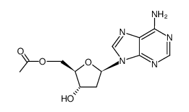 5'-O-acetyl-2'-deoxyadenosine结构式