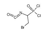 1-(dichlorophosphoryl)-2-bromoethyl isocyanate Structure