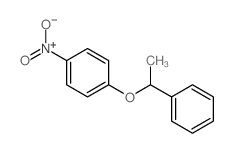 1-nitro-4-(1-phenylethoxy)benzene结构式