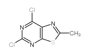 5,7-二氯-2-甲基-噻唑并[5,4-d]嘧啶结构式