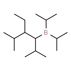 [1,2-Bis(1-methylethyl)butyl]bis(1-methylethyl)borane结构式