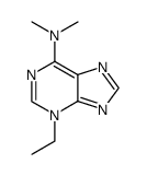 3-ethyl-N,N-dimethyl adenine Structure