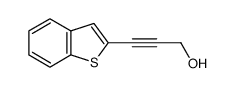 3-(benzo[b]thiophen-2-yl)-2-propyn-1-ol结构式