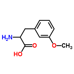 2-氨基-3-(3-甲氧基苯基)丙酸结构式