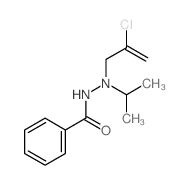 N-(2-chloroprop-2-enyl)-N-propan-2-yl-benzohydrazide结构式