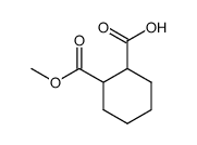 2-(Methoxycarbonyl)cyclohexanecarboxylic acid Structure