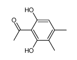 2,6-hydroxy-3,4-dimethylacetophenone Structure