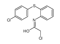 2-Chloro-N-[2-(4-chloro-phenylsulfanyl)-phenyl]-acetamide结构式