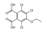 trichloro-4-ethoxyphthalic acid Structure