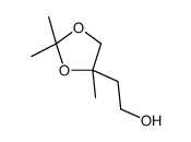 2-(2,2,4-trimethyl-1,3-dioxolan-4-yl)ethanol结构式