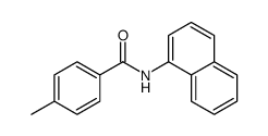 4-methyl-N-naphthalen-1-ylbenzamide结构式