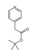 2-(吡啶-4-基)乙酸叔丁酯结构式