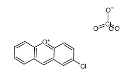 2-chloro-10-oxoniaanthracene perchlorate结构式